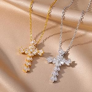 Amazon.com: KIEUUPLOAD New 2025 Luxury Zirconia Cross